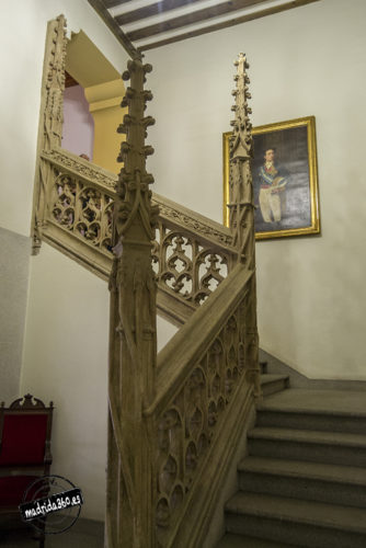 Escalera gótica Hospital de la Latina